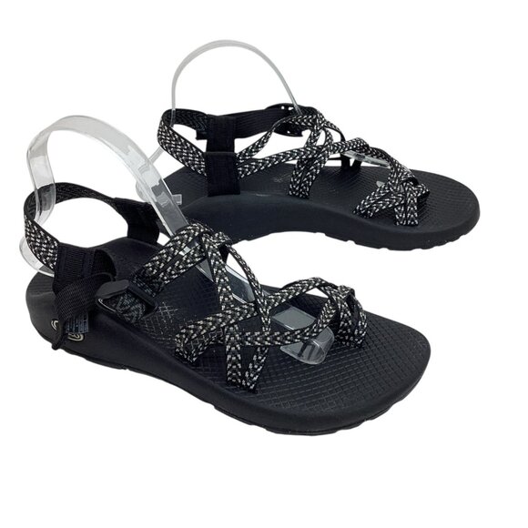 Chaco Z Cloud X2 Strappy Womens 9 Black & White Performance Sandals - Picture 11 of 11